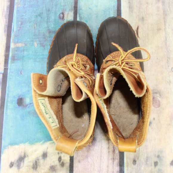 VTG LL Bean Maine Hunting Shoe Duck Boots Size 9 - Picture 6 of 8